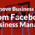 remove facebook page from business manager suite